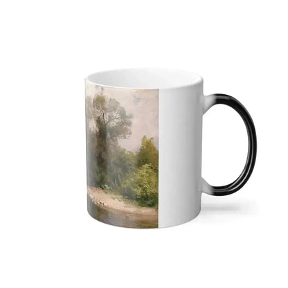 Andrei Nikolaevich Schilder (1861-1919) Forest Brook - 1918 - Color Changing Mug 11oz - Go Mug Yourself
