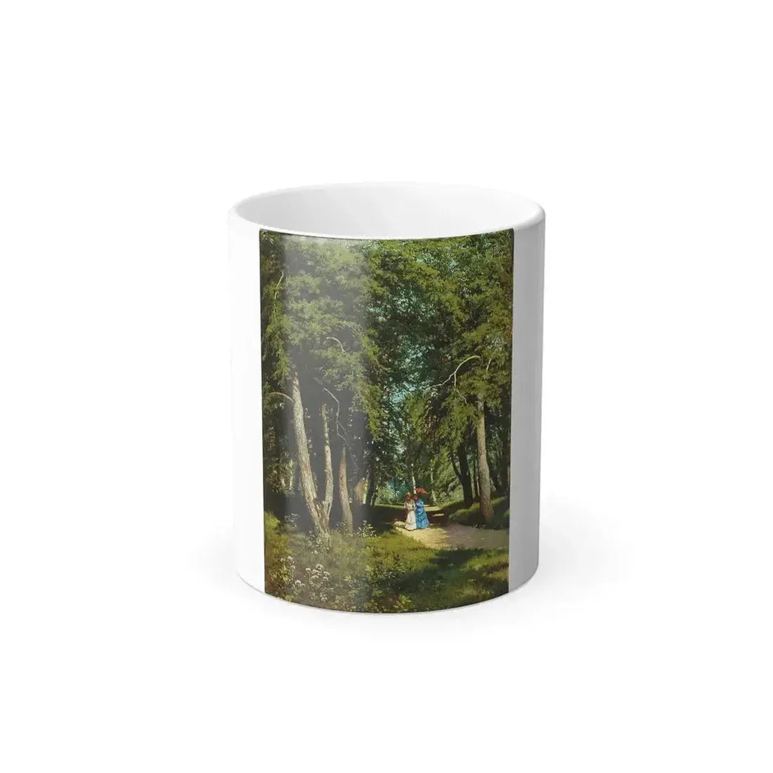 Andrei Nikolaevich Schilder (1861-1919) In the Park - 1886 - Color Changing Mug 11oz 11oz - Go Mug Yourself