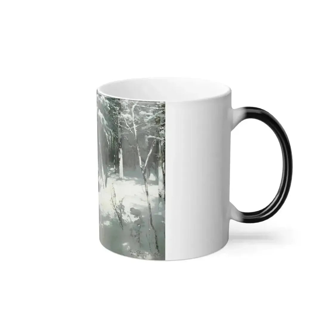 Andrei Nikolaevich Schilder (1861-1919) Stream in the woods - Color Changing Mug 11oz - Go Mug Yourself