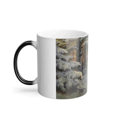 Andrei Nikolaevich Schilder (1861-1919) Winter Forest - Color Changing Mug 11oz - Go Mug Yourself