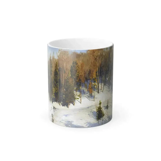 Andrei Nikolaevich Schilder (1861-1919) Winter Sun - 1914 - Color Changing Mug 11oz 11oz - Go Mug Yourself
