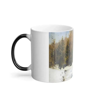 Andrei Nikolaevich Schilder (1861-1919) Winter Sun - 1914 - Color Changing Mug 11oz - Go Mug Yourself