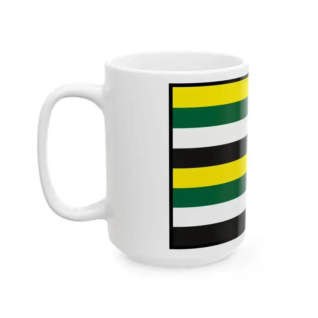 Andrejova Bardejov Flag (Slovakia) White Coffee Mug - Go Mug Yourself