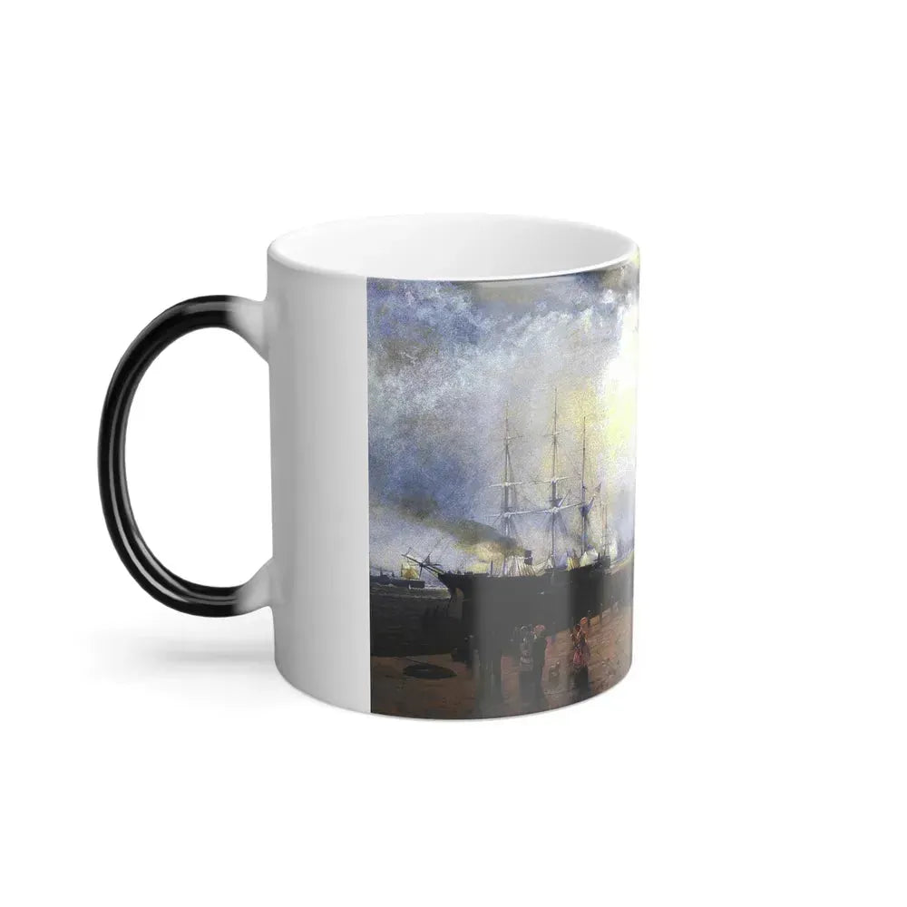 Andrew W Melrose (1836-1901) Castle Garden, New York Battery - Color Changing Mug 11oz - Go Mug Yourself