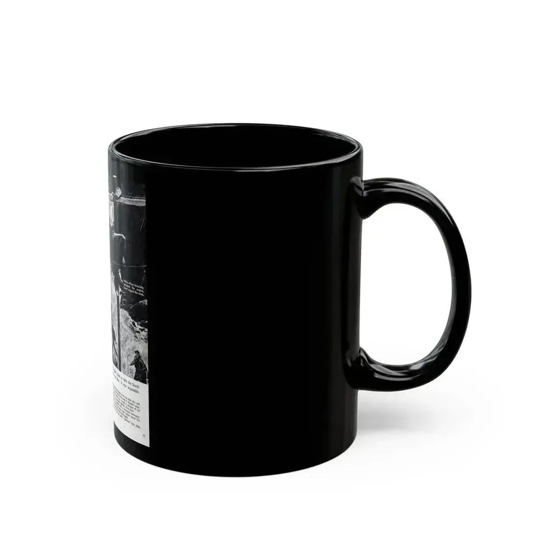 Andrews' Suicide Raid (1), Male magazine, September 1956 - Black Coffee Mug - Go Mug Yourself