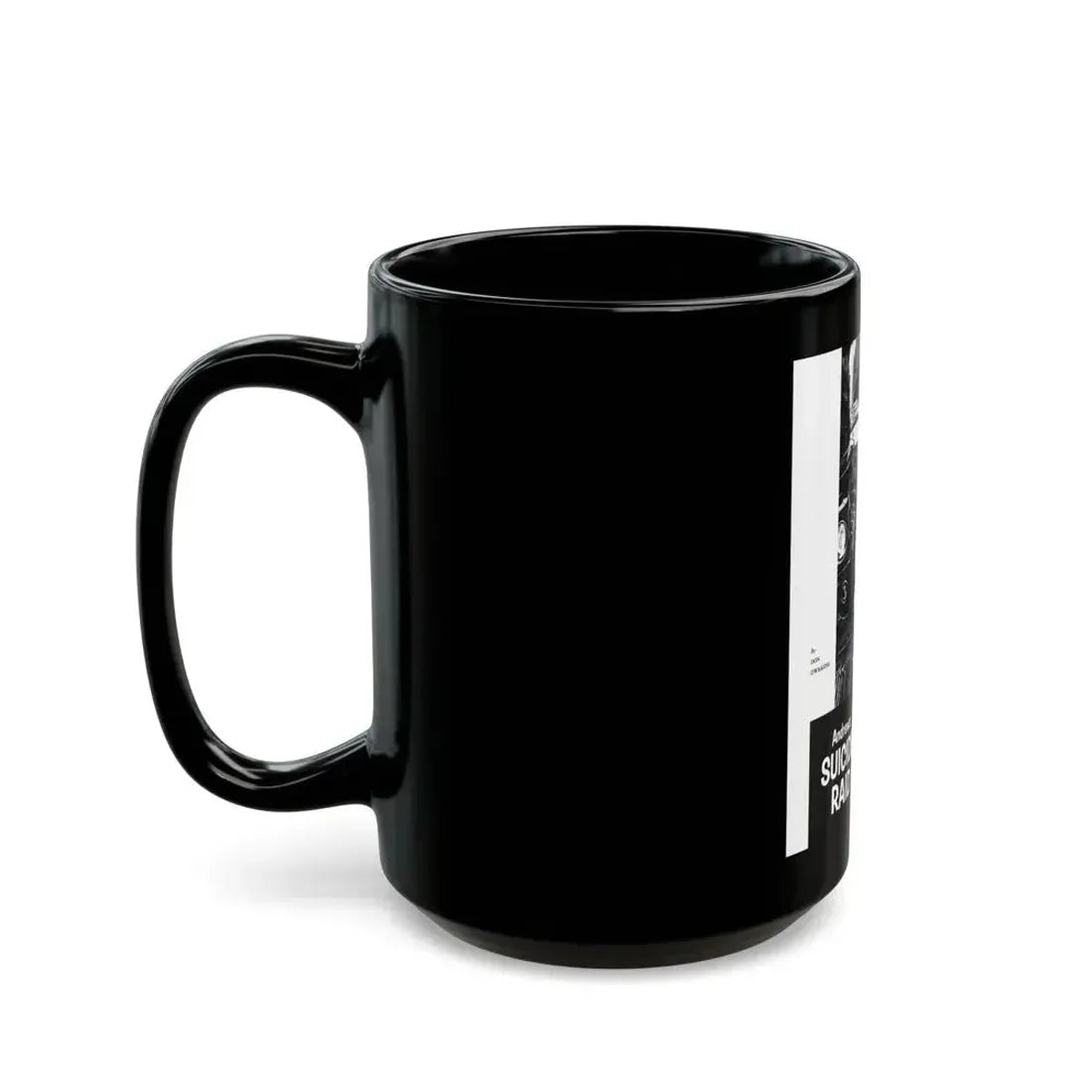Andrews' Suicide Raid (1), Male magazine, September 1956 - Black Coffee Mug - Go Mug Yourself