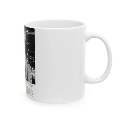 Andrews' Suicide Raid (1), Male magazine, September 1956 - White Coffee Mug - Go Mug Yourself