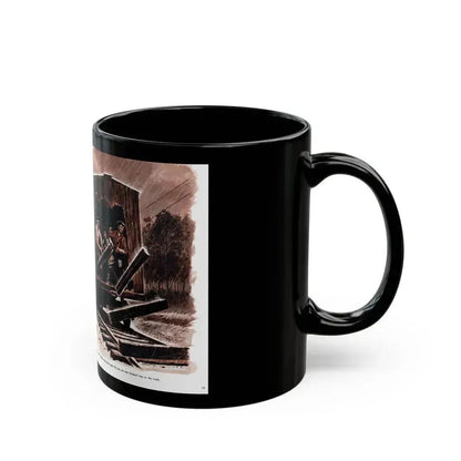 Andrews' Suicide Raid (2), Male magazine, September 1956 - Black Coffee Mug - Go Mug Yourself