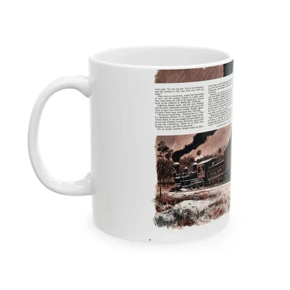 Andrews' Suicide Raid (2), Male magazine, September 1956 - White Coffee Mug - Go Mug Yourself