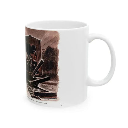 Andrews' Suicide Raid (2), Male magazine, September 1956 - White Coffee Mug - Go Mug Yourself