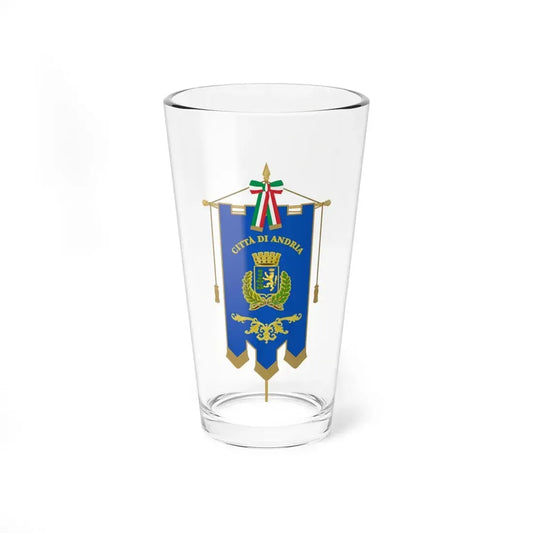 Andria-Gonfalone (Italy) Pint Glass 16oz 16oz - Go Mug Yourself