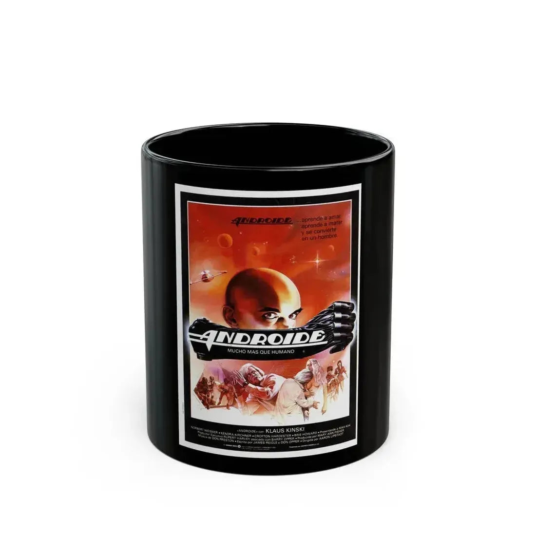 ANDROID 1982 Movie Poster - Black Coffee Mug 11oz - Go Mug Yourself