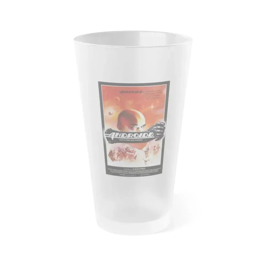 ANDROID 1982 Movie Poster - Frosted Pint Glass 16oz Default Title - Go Mug Yourself