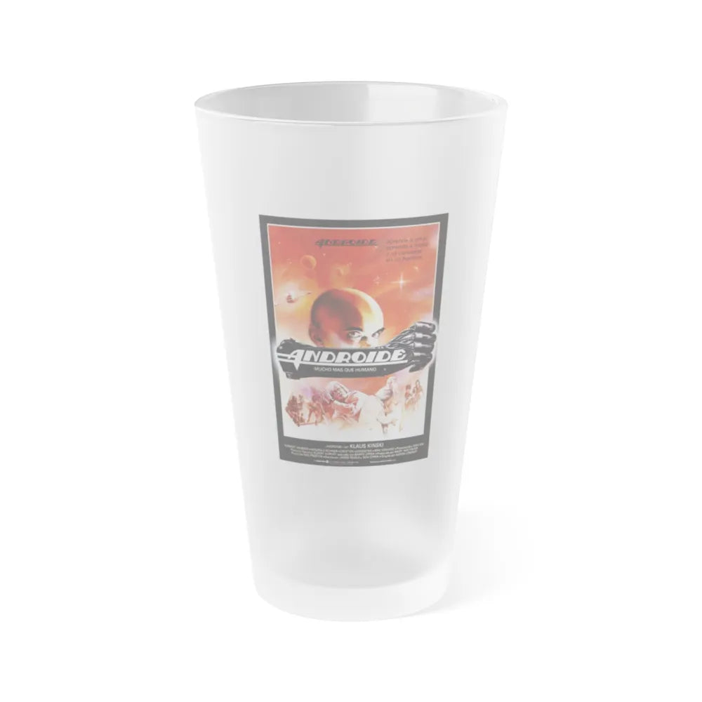 ANDROID 1982 Movie Poster - Frosted Pint Glass 16oz-Go Mug Yourself