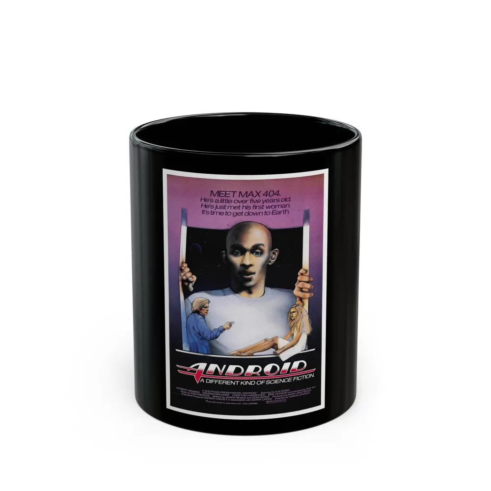 ANDROID (2) 1982 Movie Poster - Black Coffee Mug-11oz-Go Mug Yourself