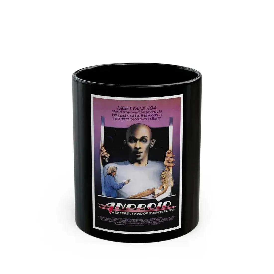 ANDROID (2) 1982 Movie Poster - Black Coffee Mug 11oz - Go Mug Yourself