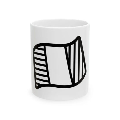 Android Emoji 1f1eb 1f1f7 (France) White Coffee Mug 11oz - Go Mug Yourself