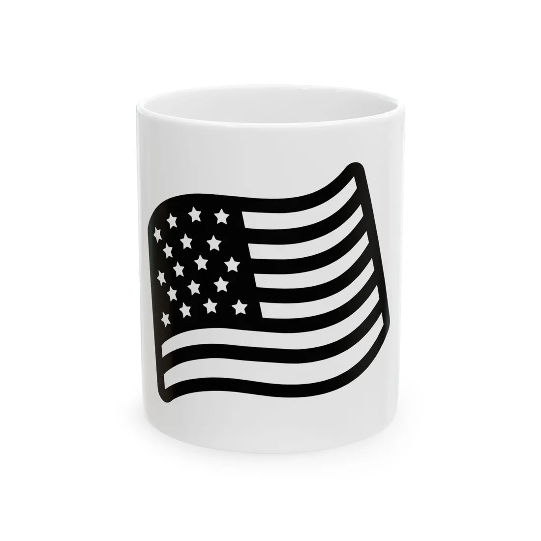 Android Emoji 1f1fa 1f1f8 (United States) White Coffee Mug 11oz - Go Mug Yourself