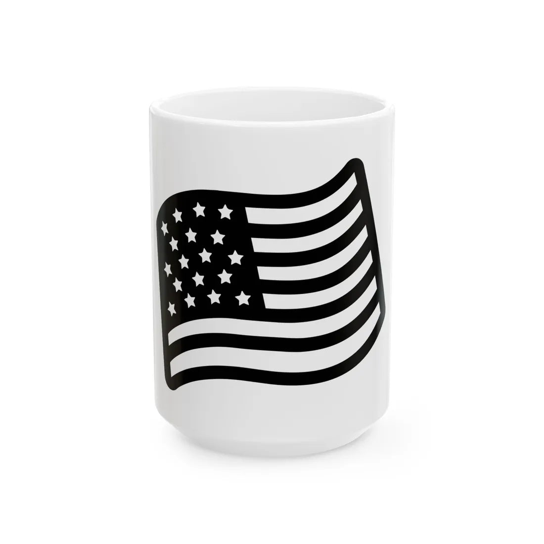 Android Emoji 1f1fa 1f1f8 (United States) White Coffee Mug 15oz - Go Mug Yourself