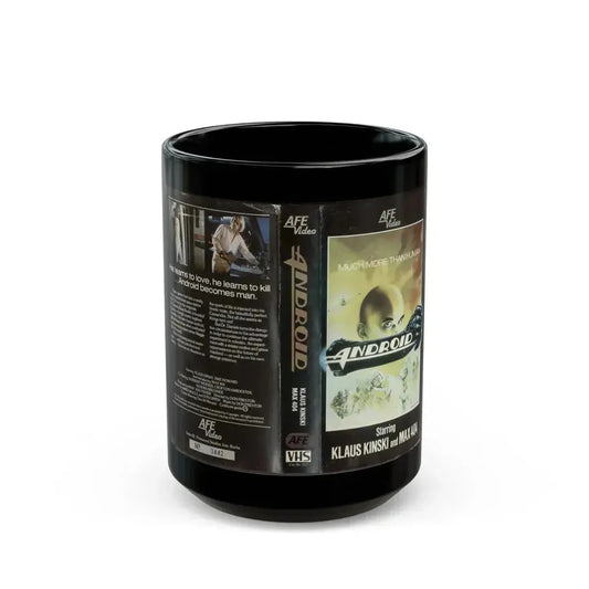 ANDROID (VHS COVER) - Black Coffee Mug 15oz - Go Mug Yourself