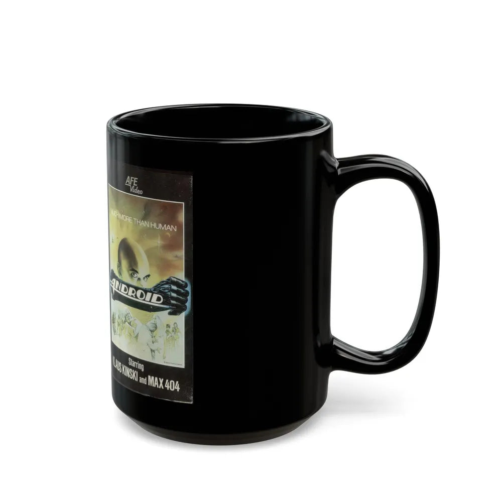 ANDROID (VHS COVER) - Black Coffee Mug-Go Mug Yourself