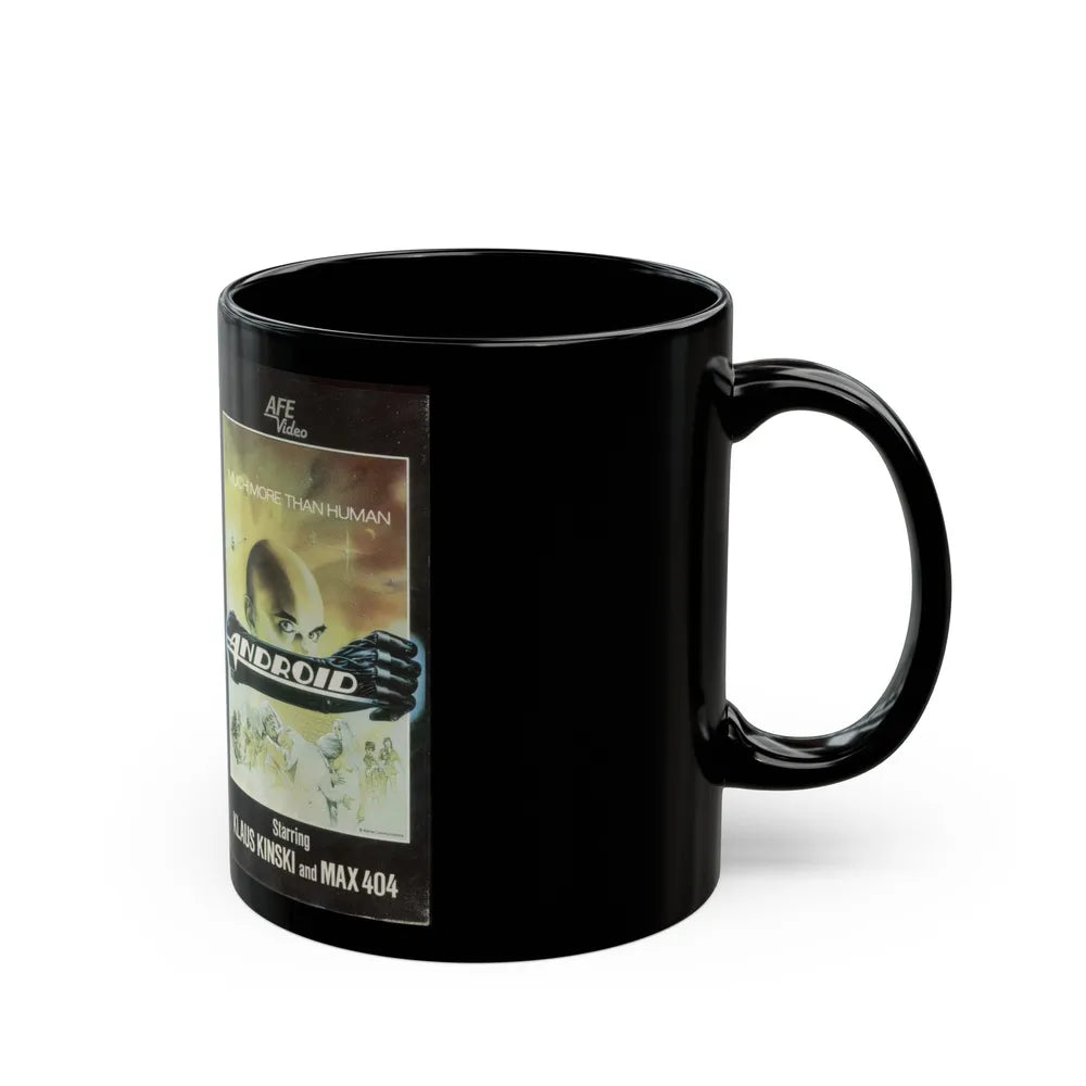 ANDROID (VHS COVER) - Black Coffee Mug-Go Mug Yourself