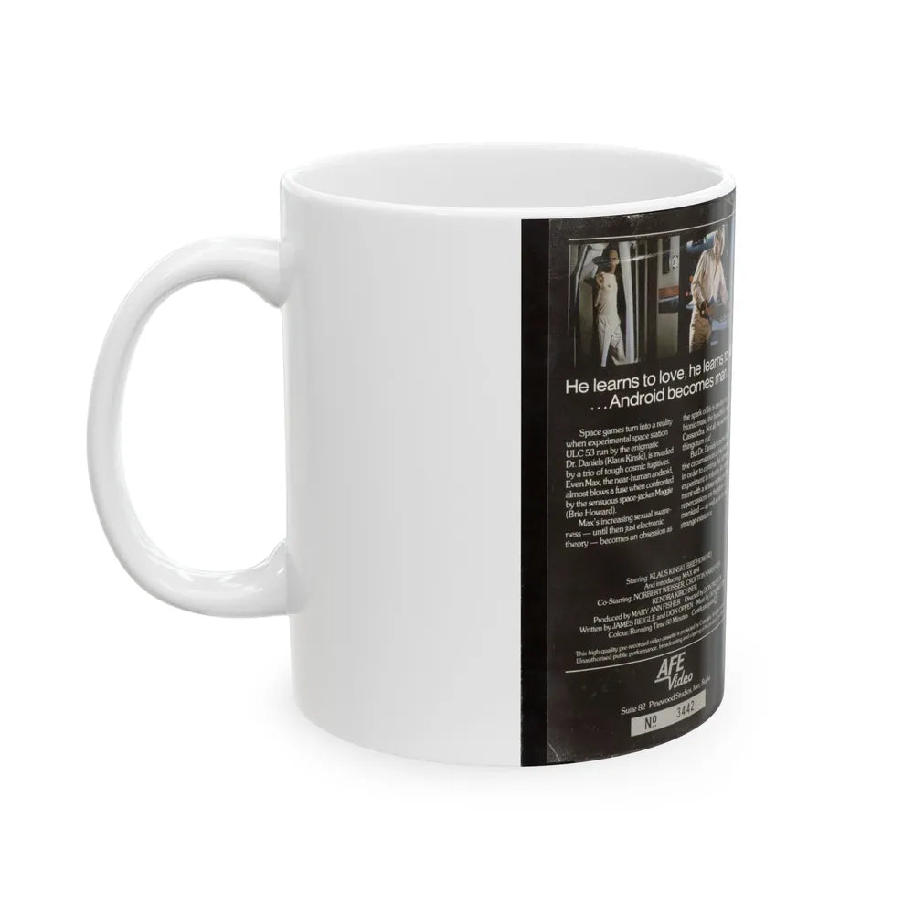 ANDROID (VHS COVER) - White Coffee Mug-Go Mug Yourself