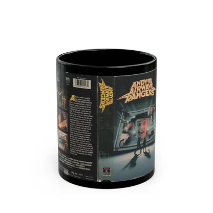 ANDY AND THE AIRWAVE RANGERS (VHS COVER) - Black Coffee Mug 11oz - Go Mug Yourself