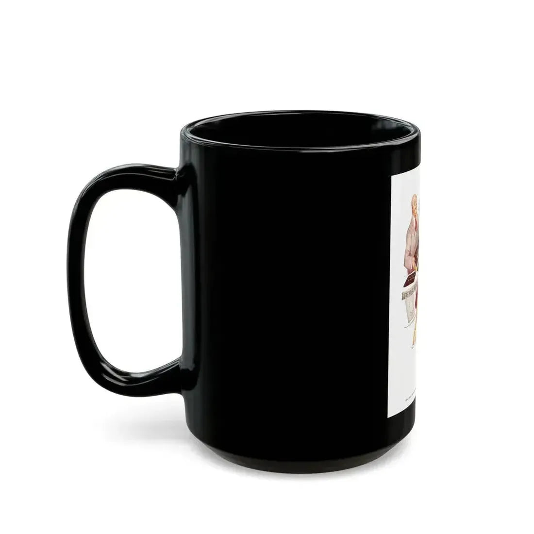 Andy Knox's Biggest Hours, Man Junior, Fabruary 1950 - Black Coffee Mug - Go Mug Yourself
