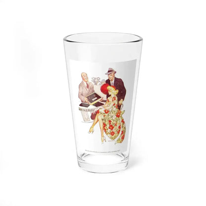 Andy Knox's Biggest Hours, Man Junior, Fabruary 1950 (Magazine Illustration) Pint Glass 16oz 16oz - Go Mug Yourself
