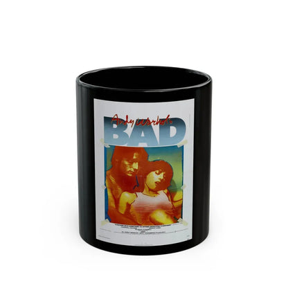 ANDY WARHOL'S BAD 1977 Movie Poster - Black Coffee Mug 11oz - Go Mug Yourself