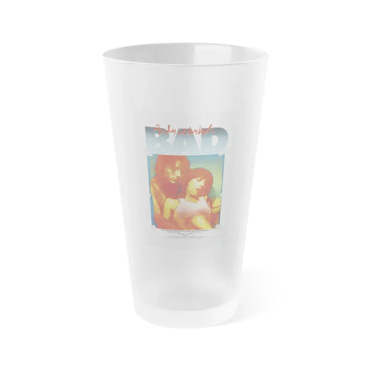 ANDY WARHOL'S BAD 1977 Movie Poster - Frosted Pint Glass 16oz Default Title - Go Mug Yourself