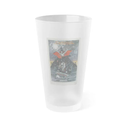 ANDY WARHOL'S DRACULA 1974 Movie Poster - Frosted Pint Glass 16oz Default Title - Go Mug Yourself