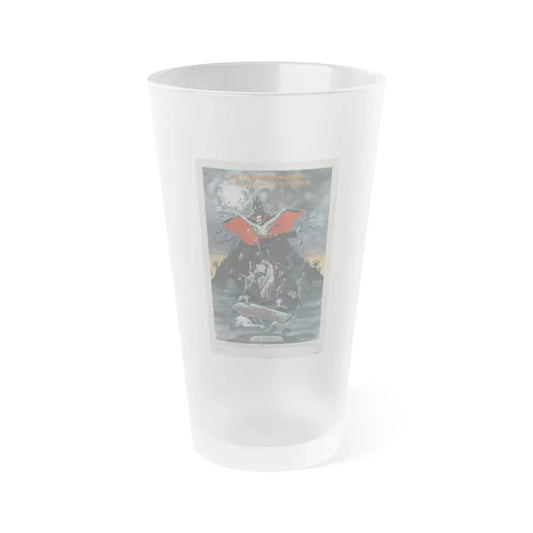 ANDY WARHOL'S DRACULA 1974 Movie Poster - Frosted Pint Glass 16oz Default Title - Go Mug Yourself