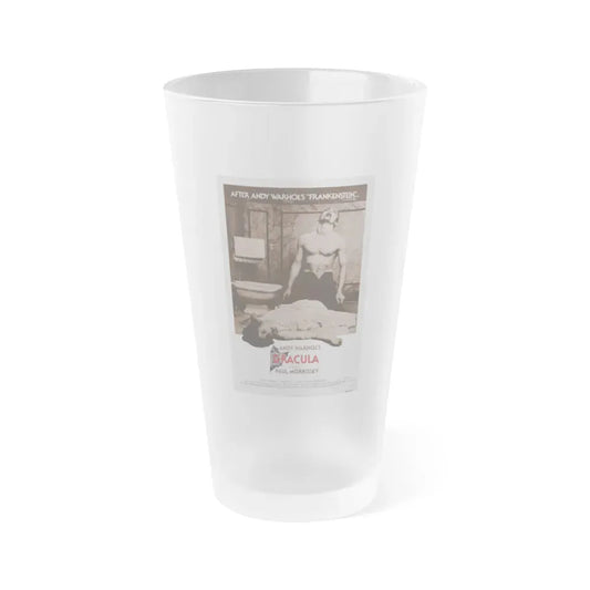 ANDY WARHOL'S DRACULA (2) 1974 Movie Poster - Frosted Pint Glass 16oz Default Title - Go Mug Yourself