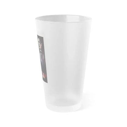 ANDY WARHOL'S DRACULA (FRENCH) 1974 Movie Poster - Frosted Pint Glass 16oz - Go Mug Yourself
