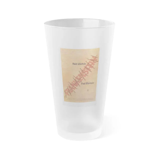 ANDY WARHOL'S FRANKENSTEIN 1973 Movie Poster - Frosted Pint Glass 16oz Default Title - Go Mug Yourself