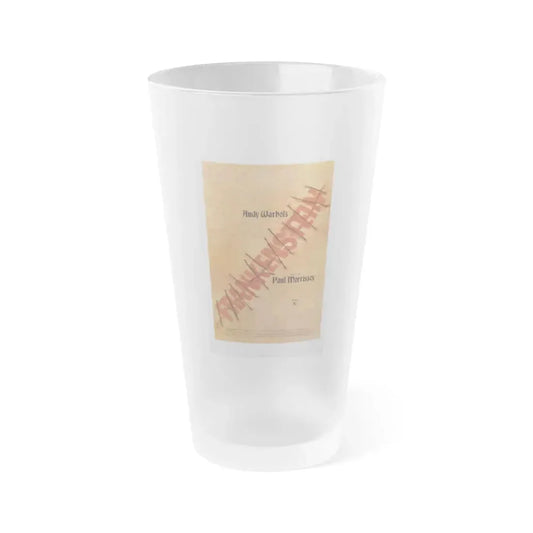 ANDY WARHOL'S FRANKENSTEIN 1973 Movie Poster - Frosted Pint Glass 16oz Default Title - Go Mug Yourself