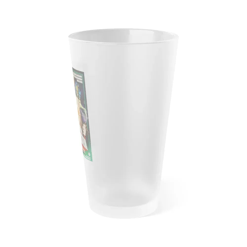 ANDY WARHOL'S FRANKENSTEIN (FRENCH) 1973 Movie Poster - Frosted Pint Glass 16oz - Go Mug Yourself