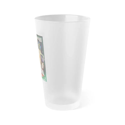 ANDY WARHOL'S FRANKENSTEIN (FRENCH) 1973 Movie Poster - Frosted Pint Glass 16oz - Go Mug Yourself