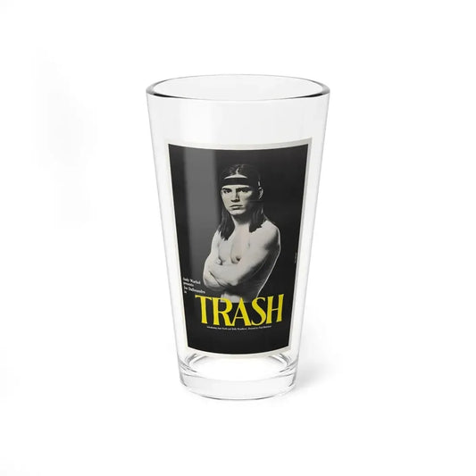 ANDY WARHOL'S TRASH 1970 Movie Poster - Pint Glass 16oz 16oz - Go Mug Yourself