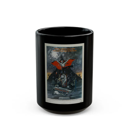 ANDY WARHOL'S DRACULA 1974 Movie Poster - Black Coffee Mug-15oz-Go Mug Yourself