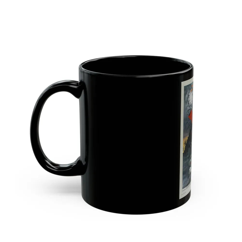 ANDY WARHOL'S DRACULA 1974 Movie Poster - Black Coffee Mug-Go Mug Yourself