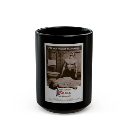 ANDY WARHOL'S DRACULA (2) 1974 Movie Poster - Black Coffee Mug-15oz-Go Mug Yourself