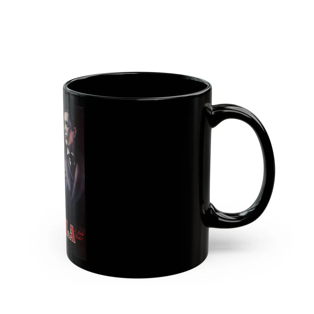 ANDY WARHOL'S DRACULA (FRENCH) 1974 Movie Poster - Black Coffee Mug-Go Mug Yourself