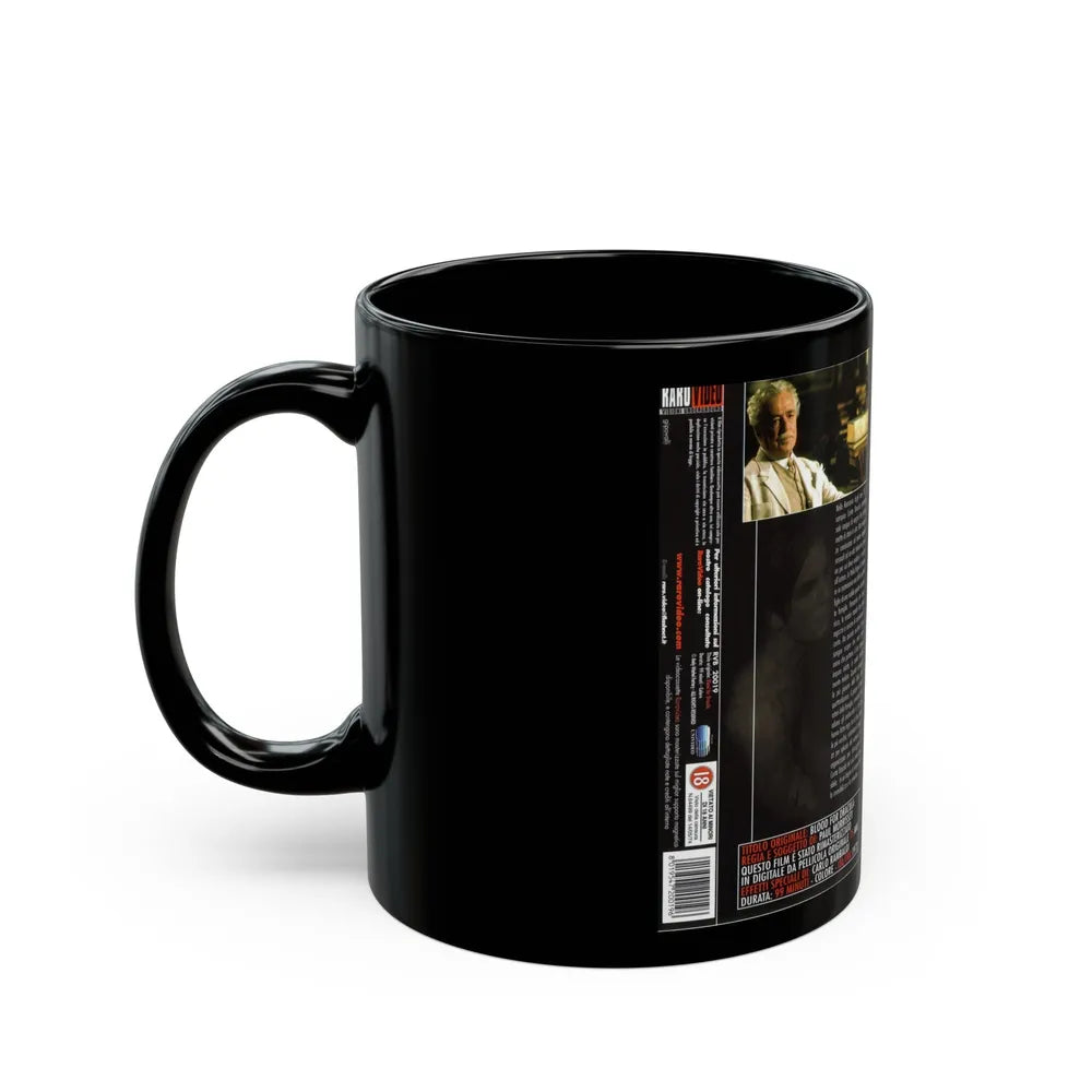 ANDY WARHOLS DRACULA (VHS COVER) - Black Coffee Mug-Go Mug Yourself