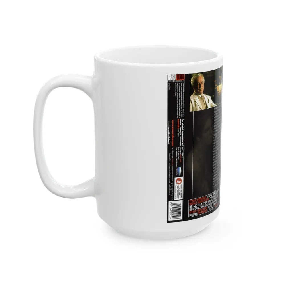 ANDY WARHOLS DRACULA (VHS COVER) - White Coffee Mug-Go Mug Yourself