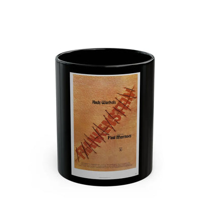 ANDY WARHOL'S FRANKENSTEIN 1973 Movie Poster - Black Coffee Mug-11oz-Go Mug Yourself