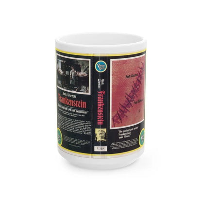 ANDY WARHOLS FRANKENSTEIN (VHS COVER) - White Coffee Mug-15oz-Go Mug Yourself