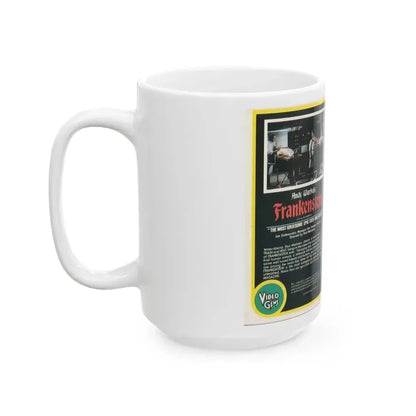 ANDY WARHOLS FRANKENSTEIN (VHS COVER) - White Coffee Mug - Go Mug Yourself